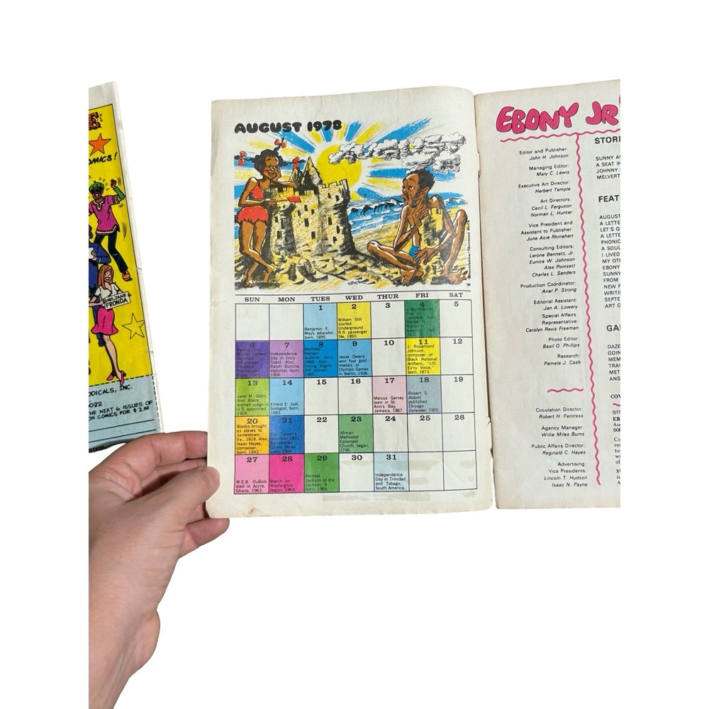 Vintage Ebony Jr! Magazine August September 1978 Black History Kids Collectible - Picture 4 of 5
